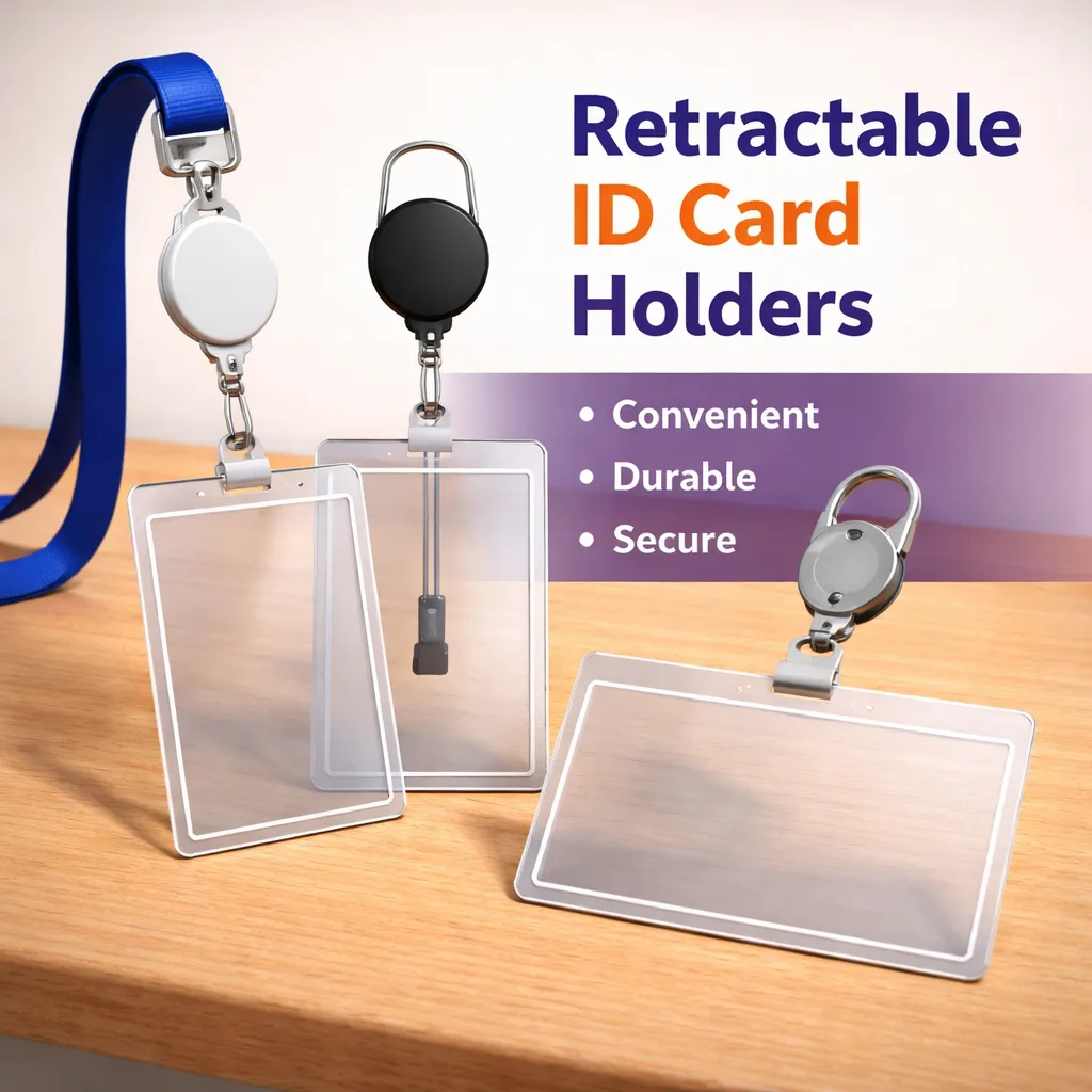 Retractable ID Card Holder