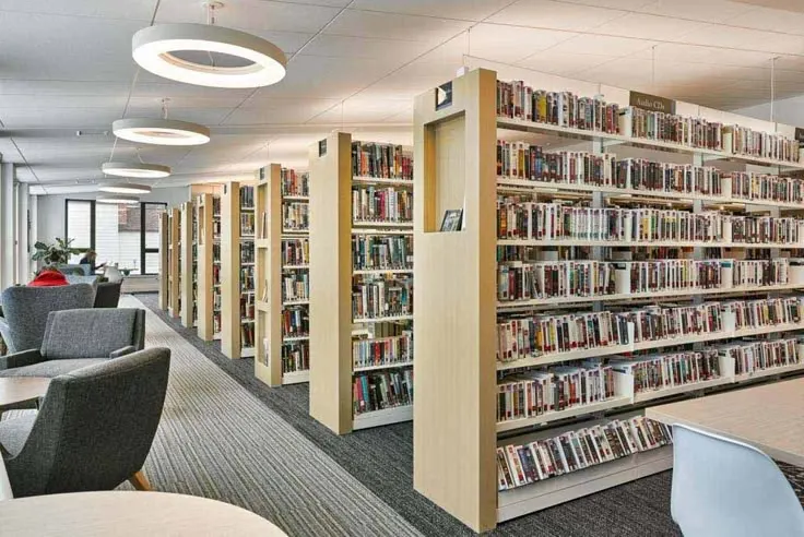 Hostel & Library Entry
